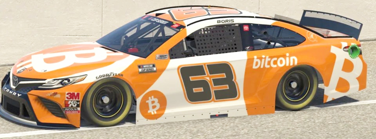 Bitcoin Car Finishes First in Virtual NASCAR Race Beating National Champion Kyle Busch Bitcoin Car Finishes First in Virtual NASCAR Race Beating National Champion Kyle Busch