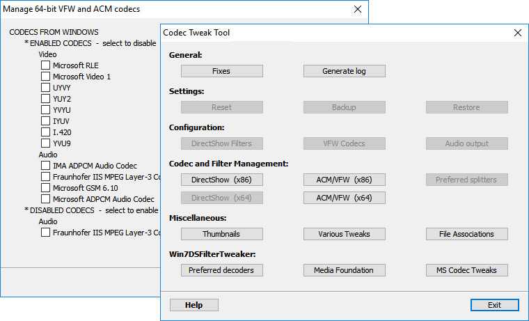 Codec Tweak Tool 6.6.4