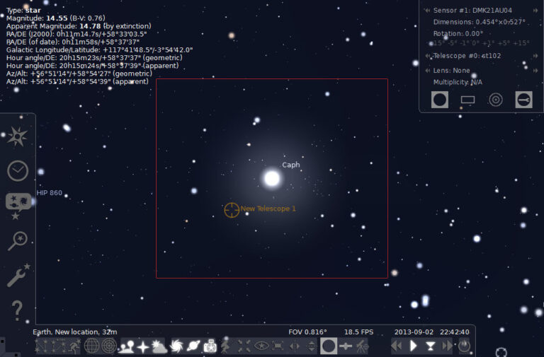 Stellarium 1.1.1